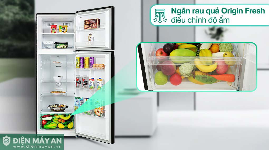 Tủ Lạnh Toshiba Inverter 338 Lít GR-RT468WE-PMV(58)-MM - ngăn Origin Fresh